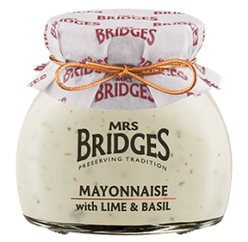 Mrs Bridges Mayonnaise with Lime & Basil 180 gr