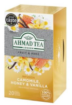 Ahmad Tea Infusion Camomile & Vanilla (20 tea bags)