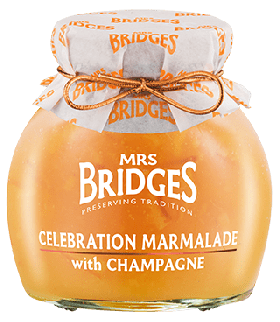 Mrs. Bridges Marmalade Celebration with Champagne