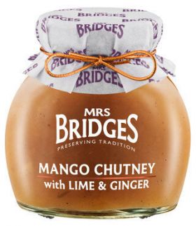 Mrs. Bridges Chutney Mango, Lime & Ginger 290 gr