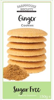 FarmHouse Cookies Ginger -Sugar Free 150 gr