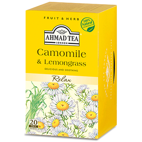 Ahmad Tea Infusion Camomile & Lemongrass (20 tea bags)