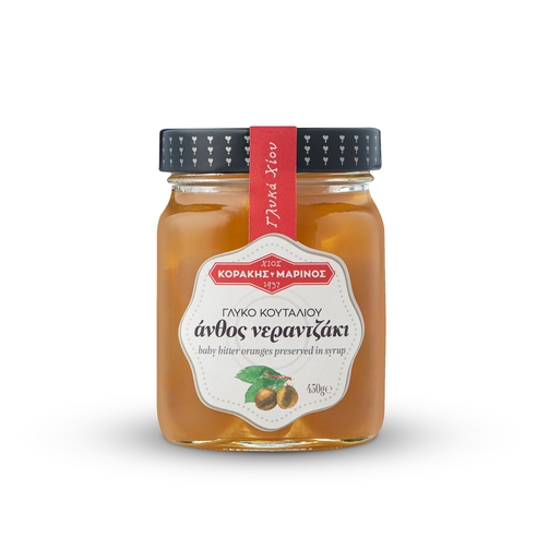 Γλυκό Κουταλιού ΚΟΡΑΚΗΣ-ΜΑΡΙΝΟΣ Ανθός Νερατζάκι 450γρ